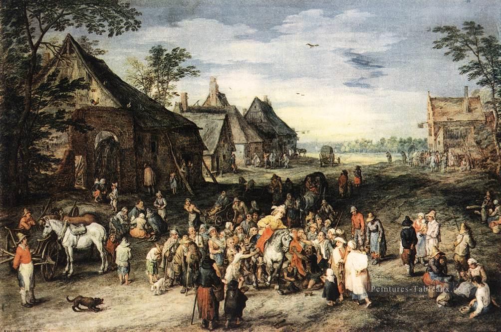 St Martin Flamand Jan Brueghel l’Ancien Peintures à l'huile